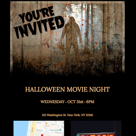 Halloween Movie Night